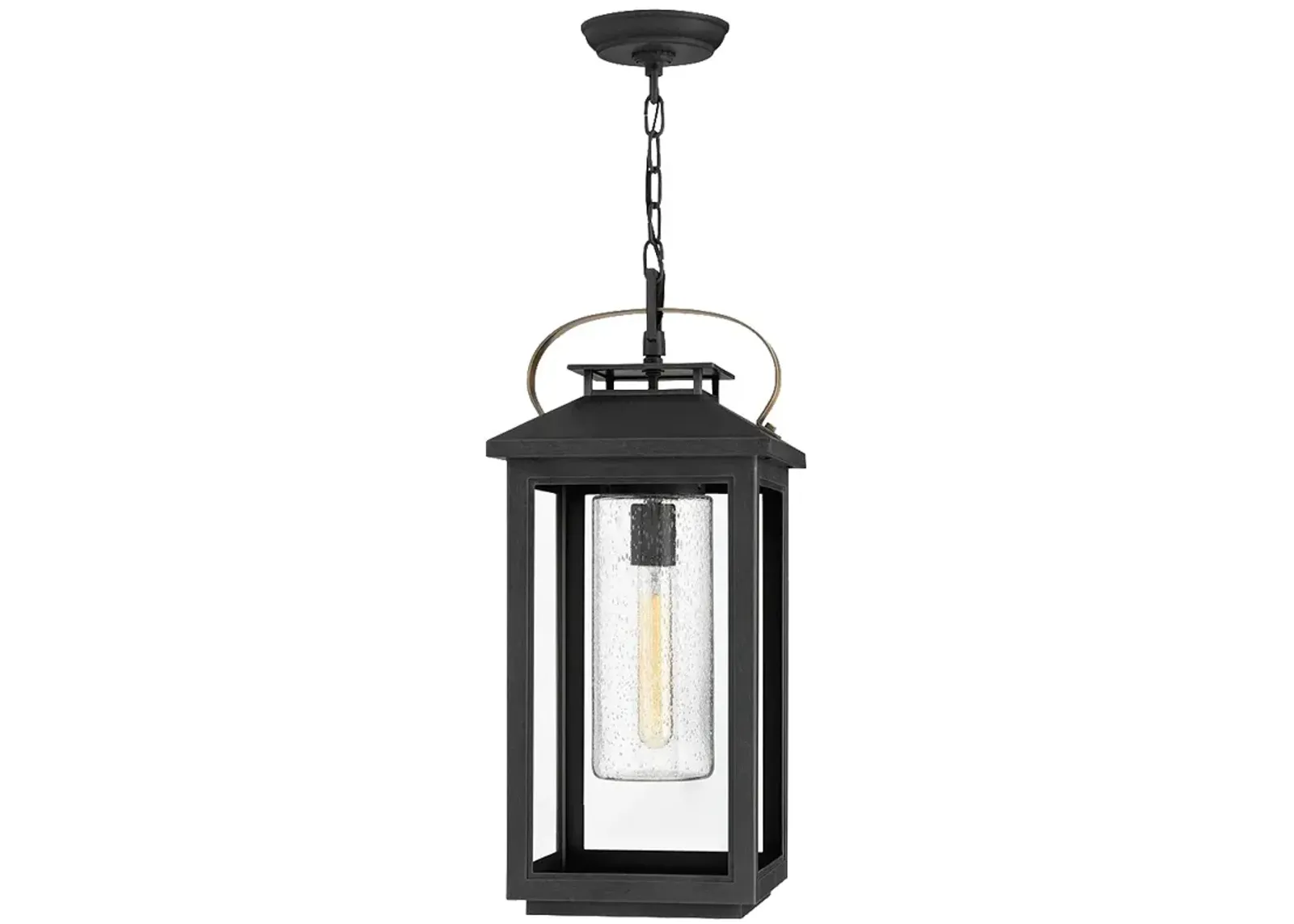 Atwater 21 1/2" High Black Outdoor Hanging Light