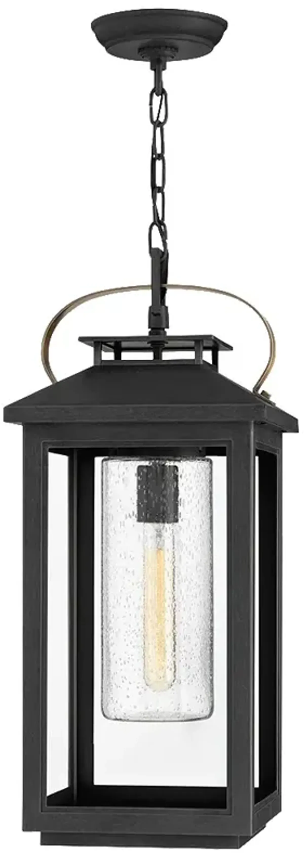 Atwater 21 1/2" High Black Outdoor Hanging Light