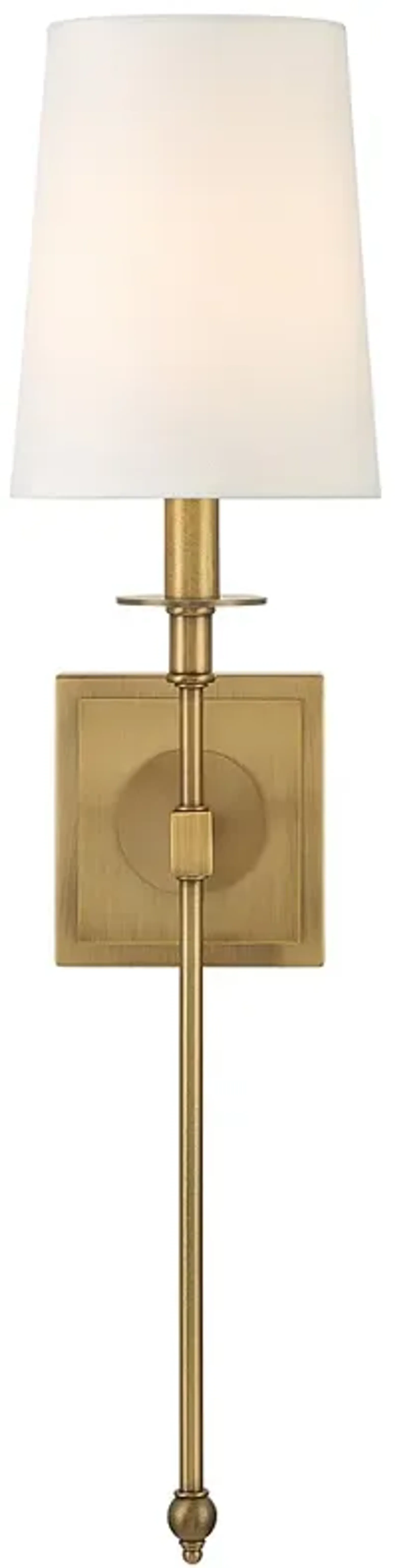 Minka Lavery Calera 1-Light 5.5-in Brass Wall Sconce