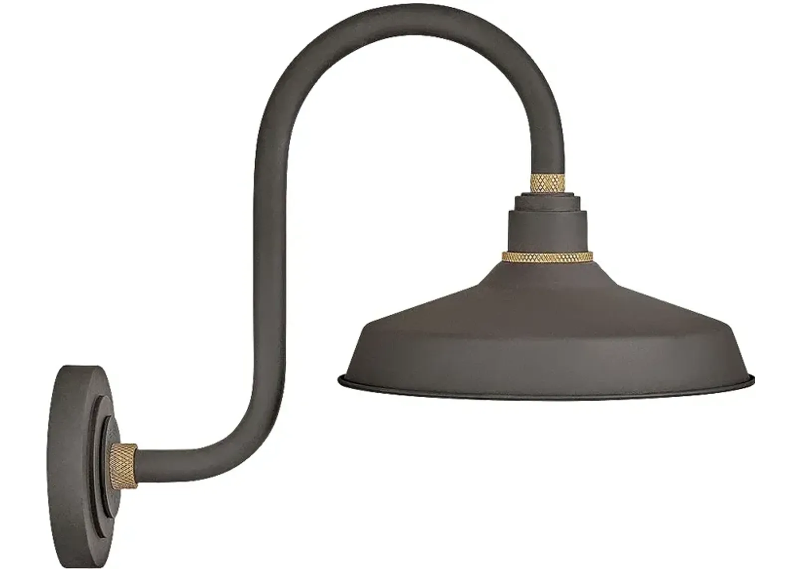 Foundry Classic 17"H Museum Bronze Outdoor Barn Wall Light