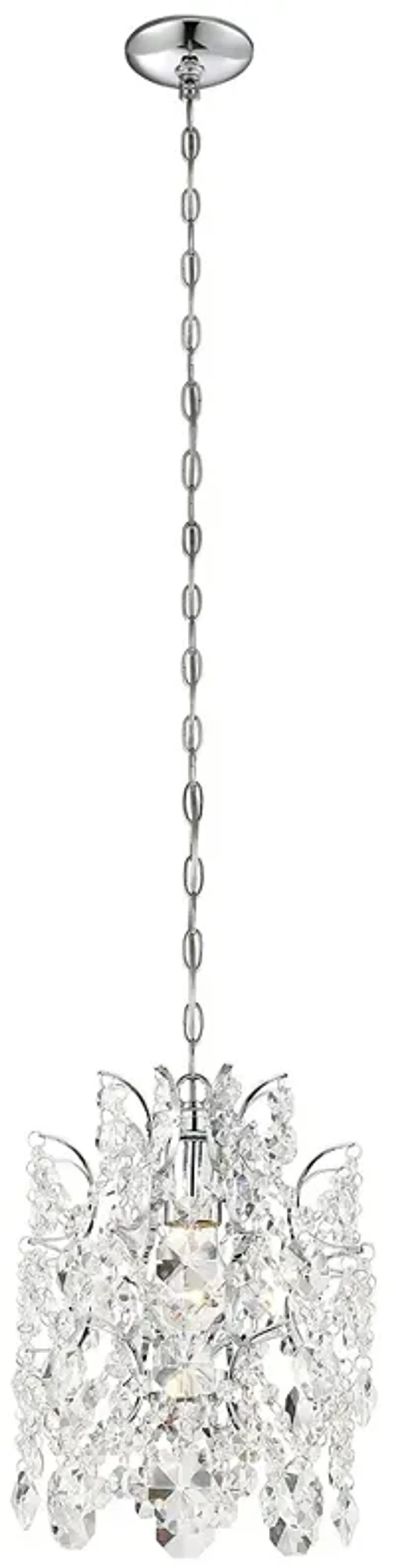 Minka-Lavery Isabella's Crown 1-Light Chrome Mini Pendant