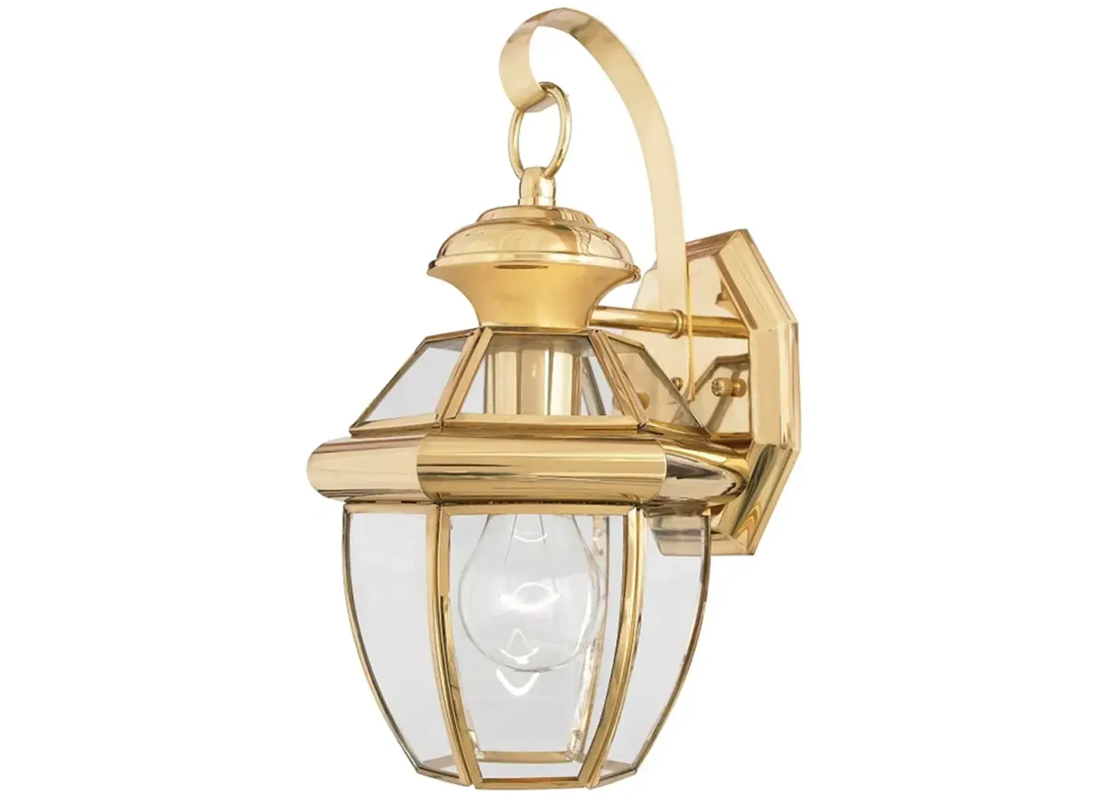 Quoizel Newbury 11 1/2" High Brass Finish Traditional Outdoor Lantern