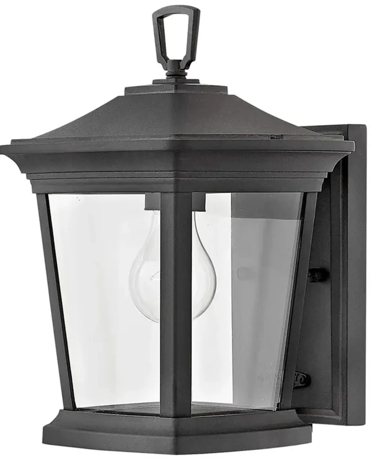 Hinkley Bromley 12" High Black Finish Small Outdoor Wall Lantern Light