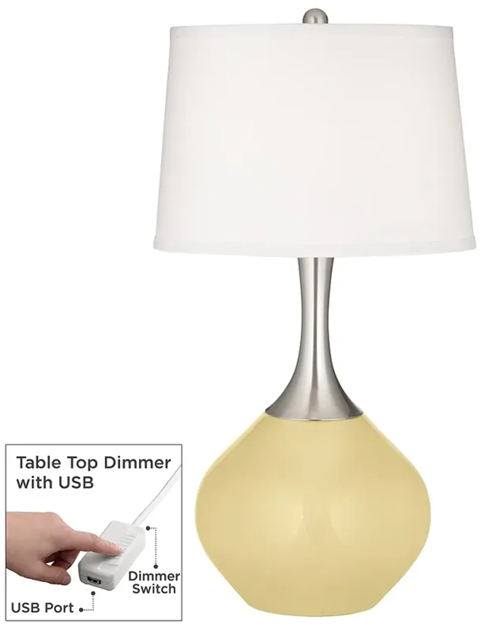 Butter Up Spencer Table Lamp with Dimmer