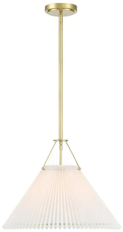 Gamma 1 Light Aged Brass Pendant