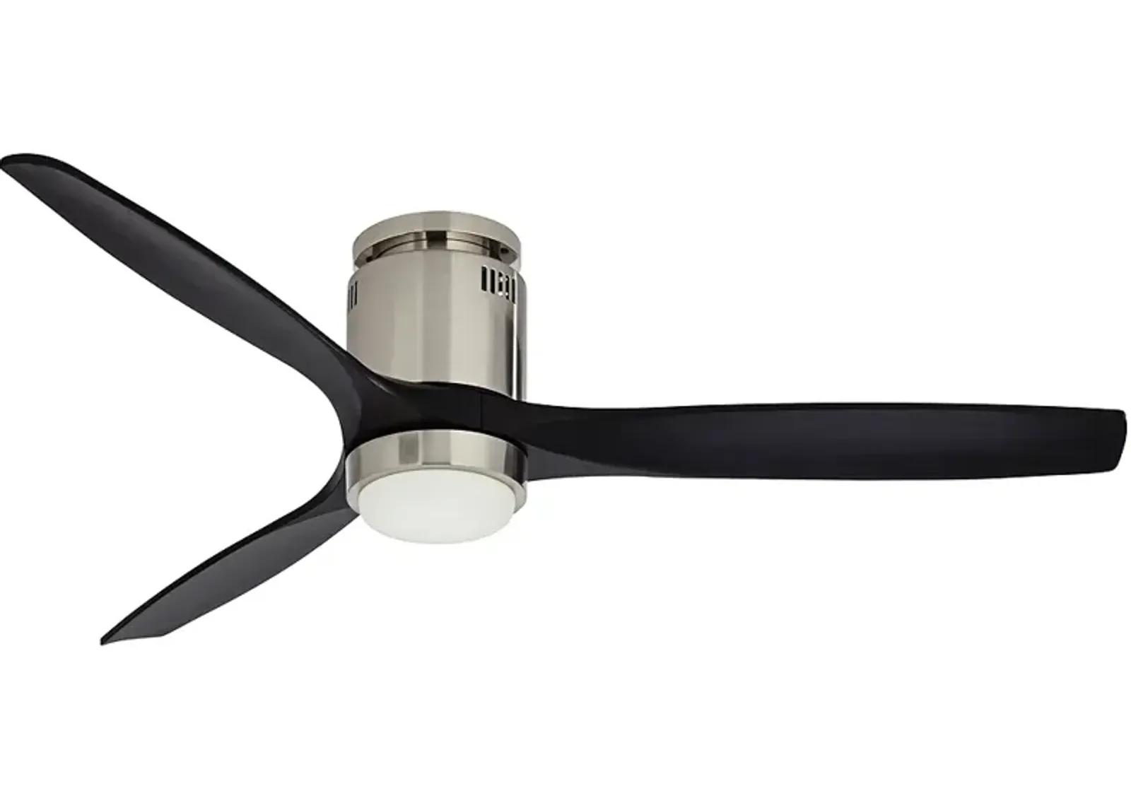 52" Casa Windspun Brushed Nickel DC Hugger LED Ceiling Fan with Remote