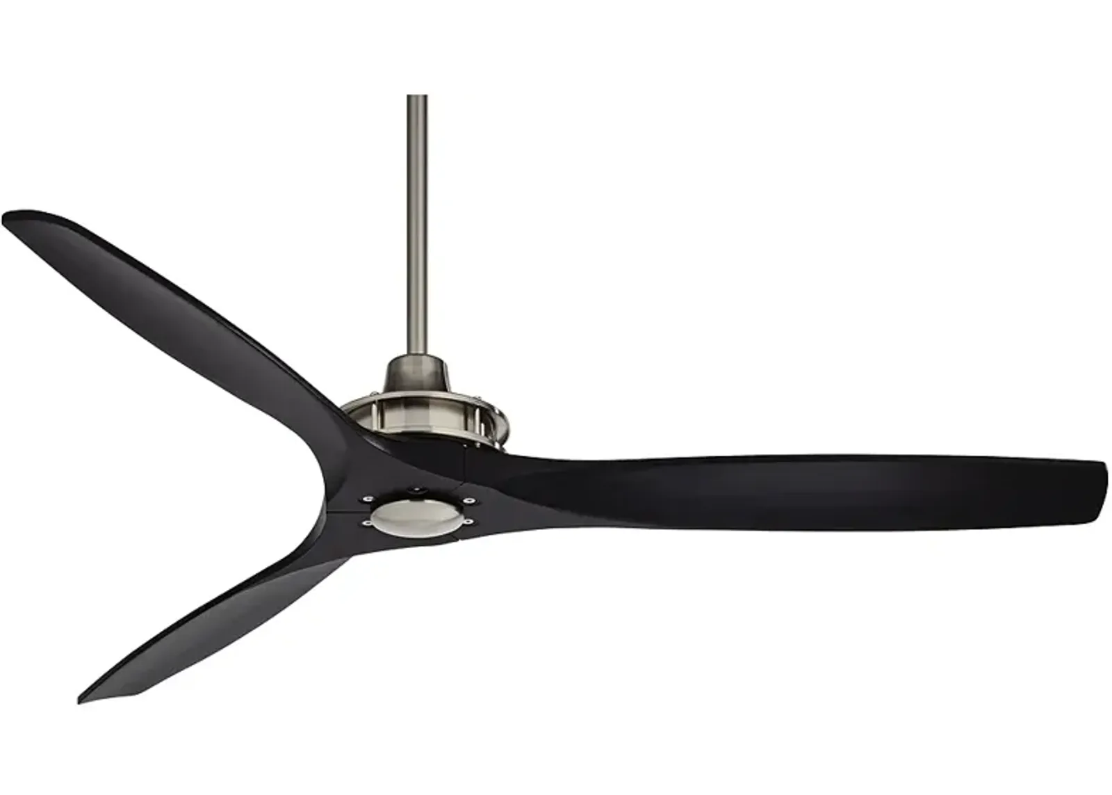 52" Windspun DC Brushed Nickel Modern Ceiling Fan with Remote