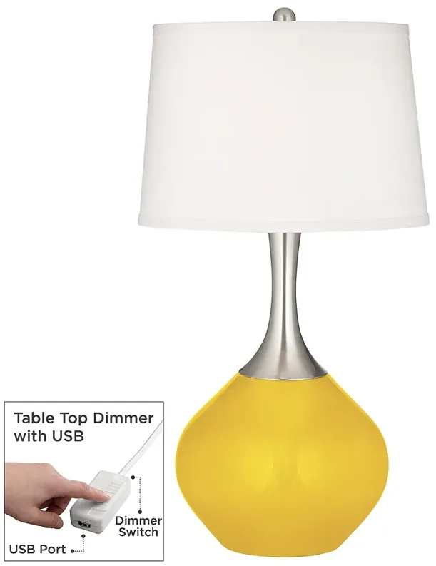 Citrus Spencer Table Lamp with Dimmer