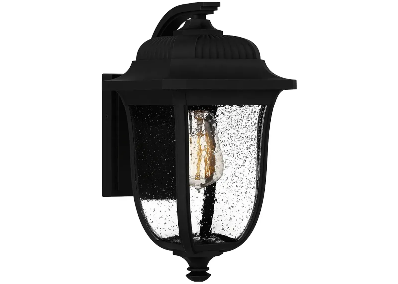 Mulberry 1-Light Matte Black Outdoor Wall Lantern