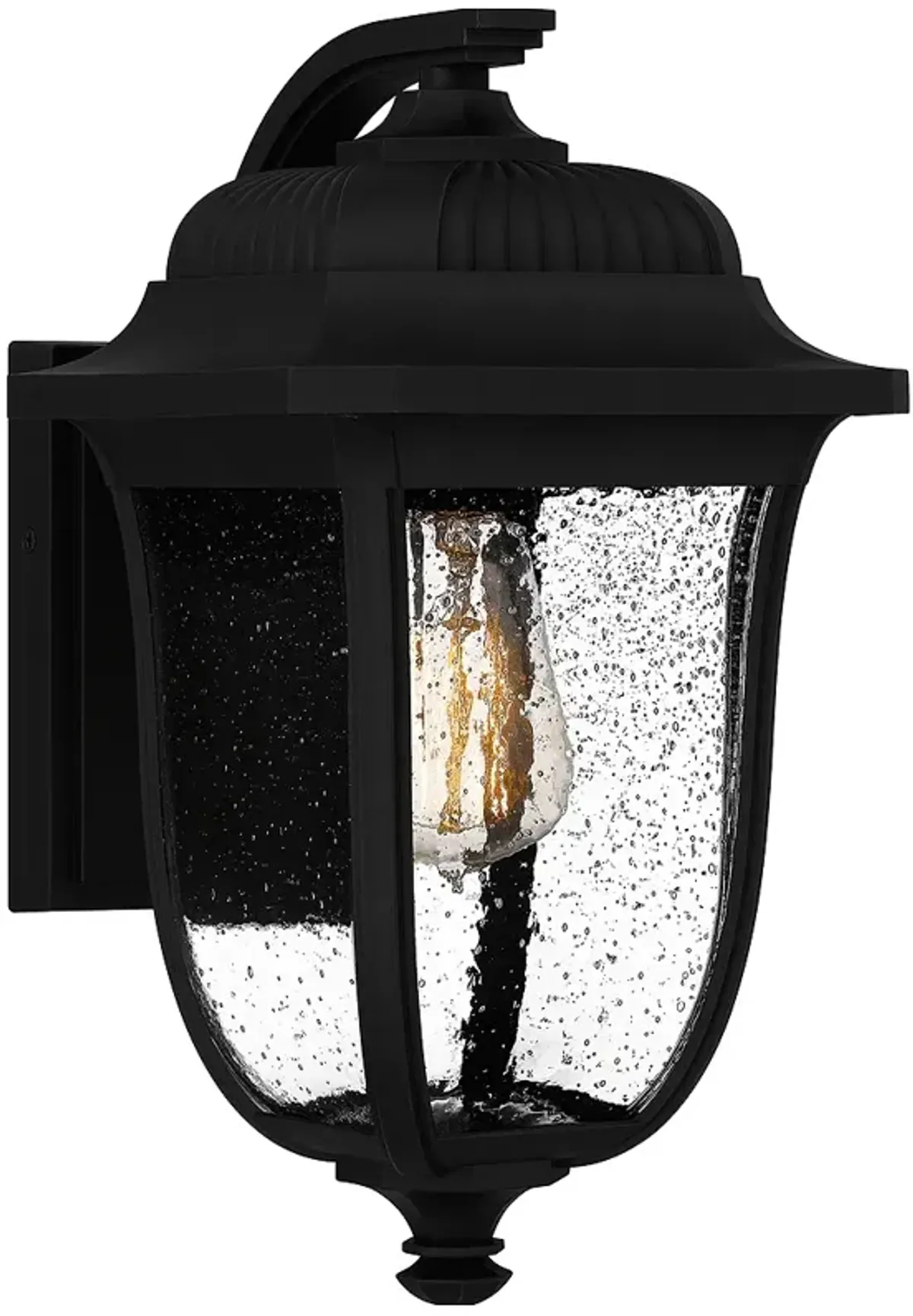 Mulberry 1-Light Matte Black Outdoor Wall Lantern