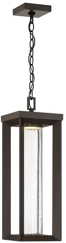 The Great Outdoors  Shore Pointe LED Oil Rubbed Bronze Outdoor Chain Hung