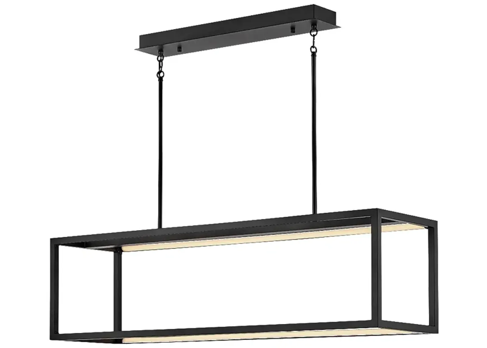 Hinkley Onyx LED Linear Chandelier Black