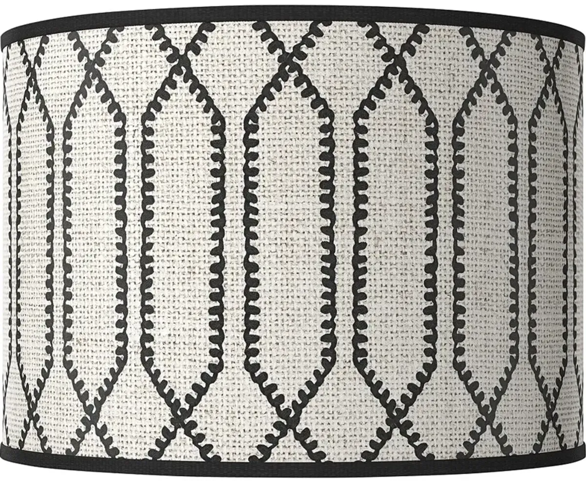 Rustic Chic Giclee Round Drum Lamp Shade 15.5x15.5x11 (Spider)