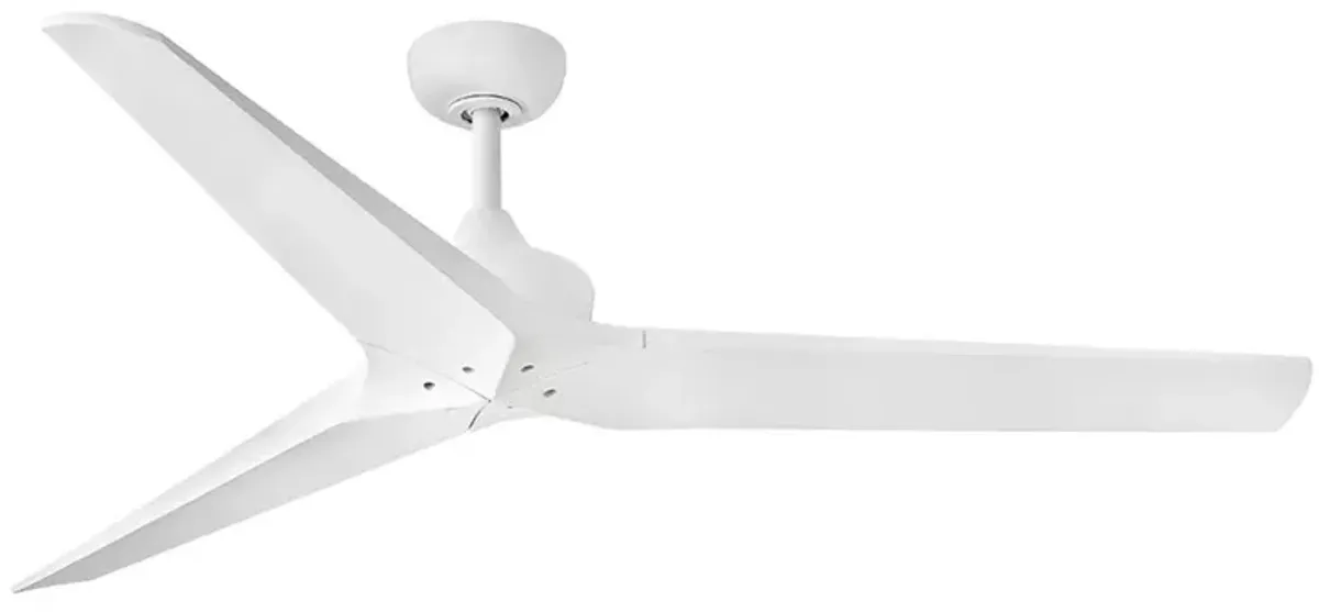 Hinkley Fan Chisel 60" Smart Fan Matte White