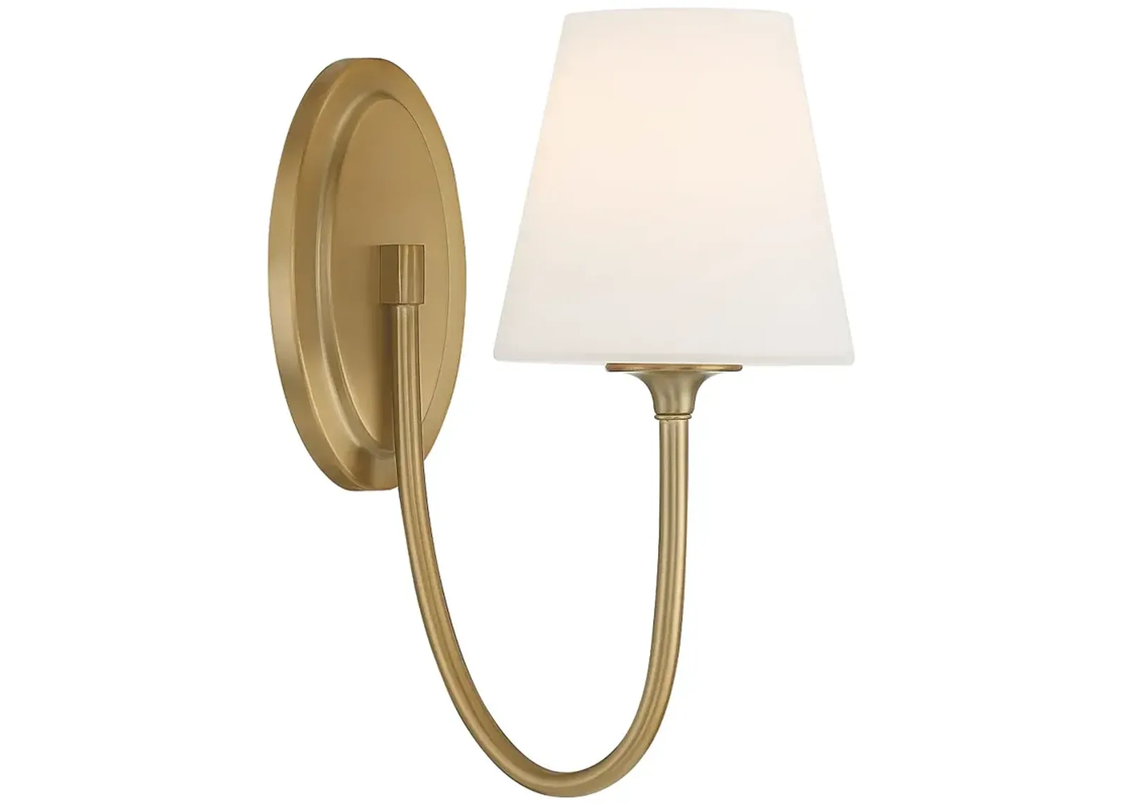 Juno 1 Light Vibrant Gold Wall Mount