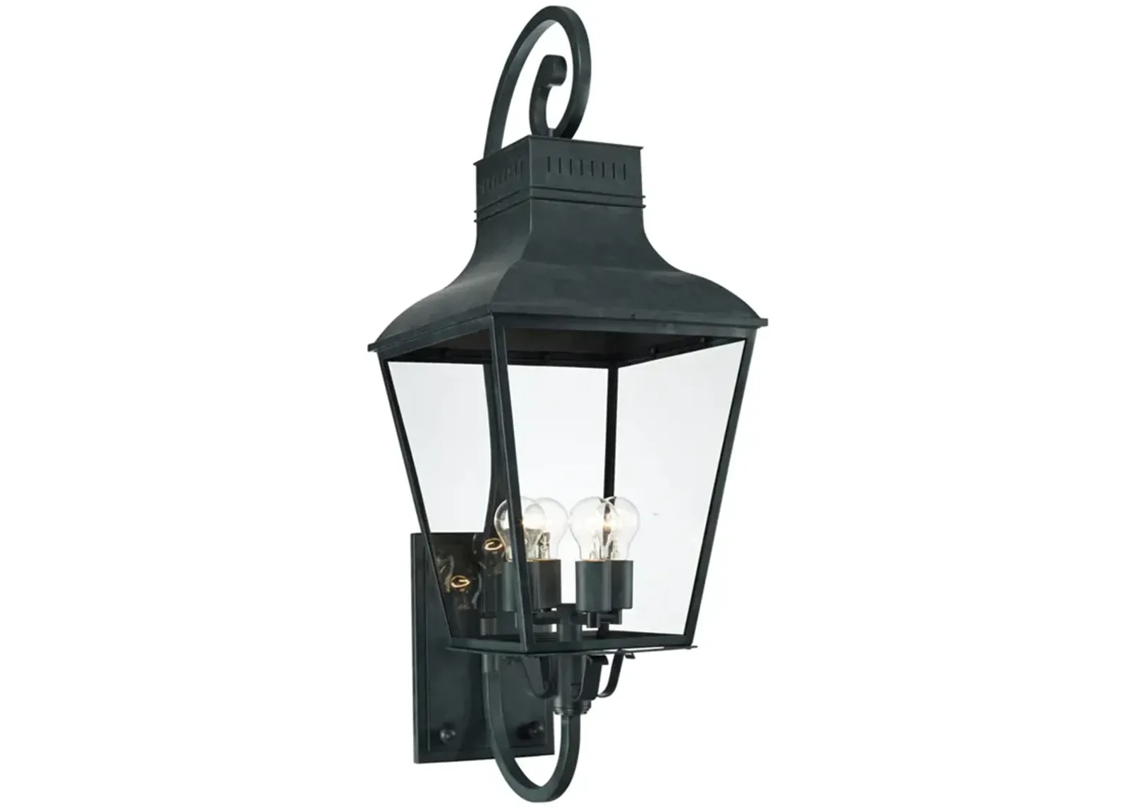 Crystorama Dumont 38 3/4" High Charcoal Outdoor Wall Light