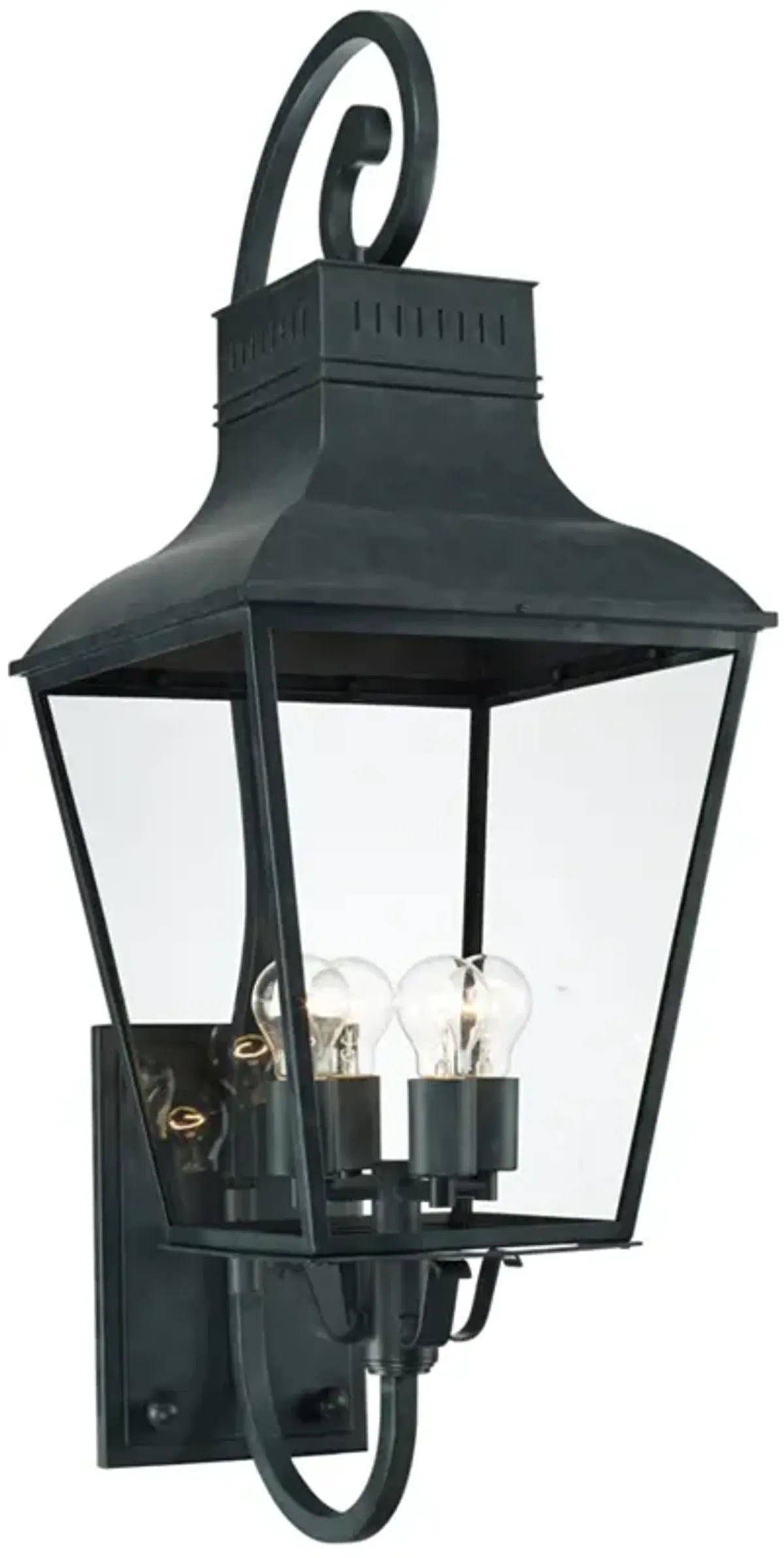 Crystorama Dumont 38 3/4" High Charcoal Outdoor Wall Light