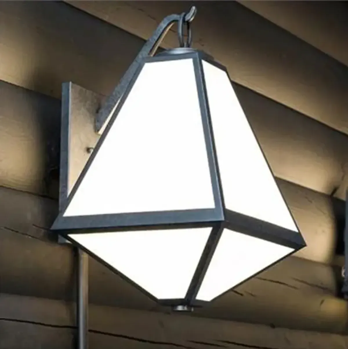 Crystorama Glacier 16 3/4" High Black Outdoor Wall Light