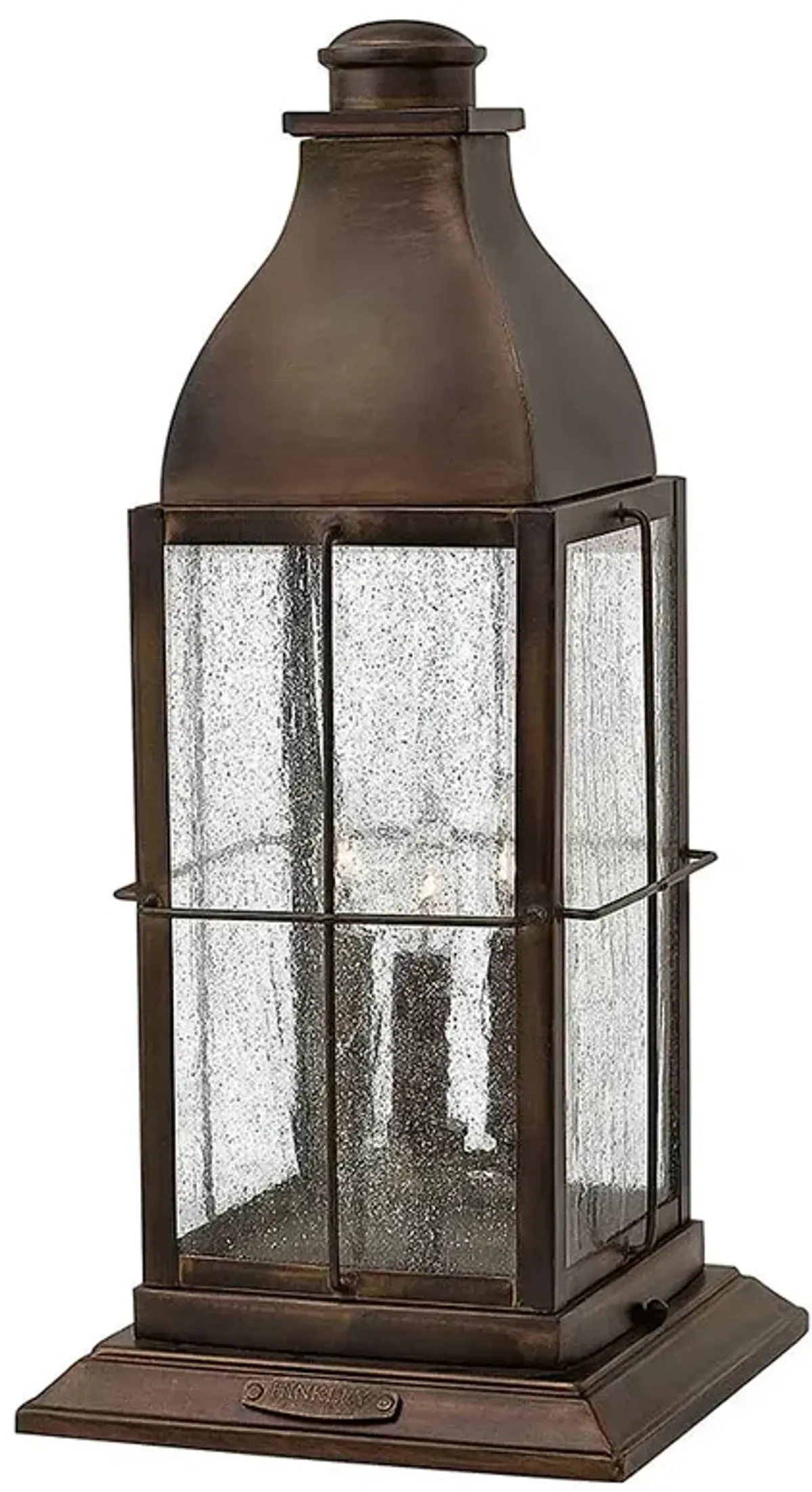 Hinkley Bingham 21.25" HIgh 3-Light Sienna Bronze Outdoor Pier Light