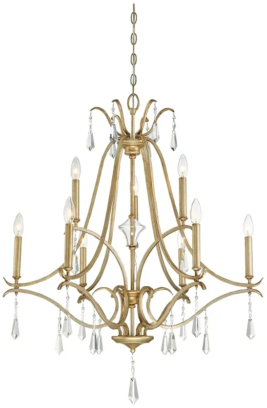 Estate 9-Light Chandelier, Brio Gold