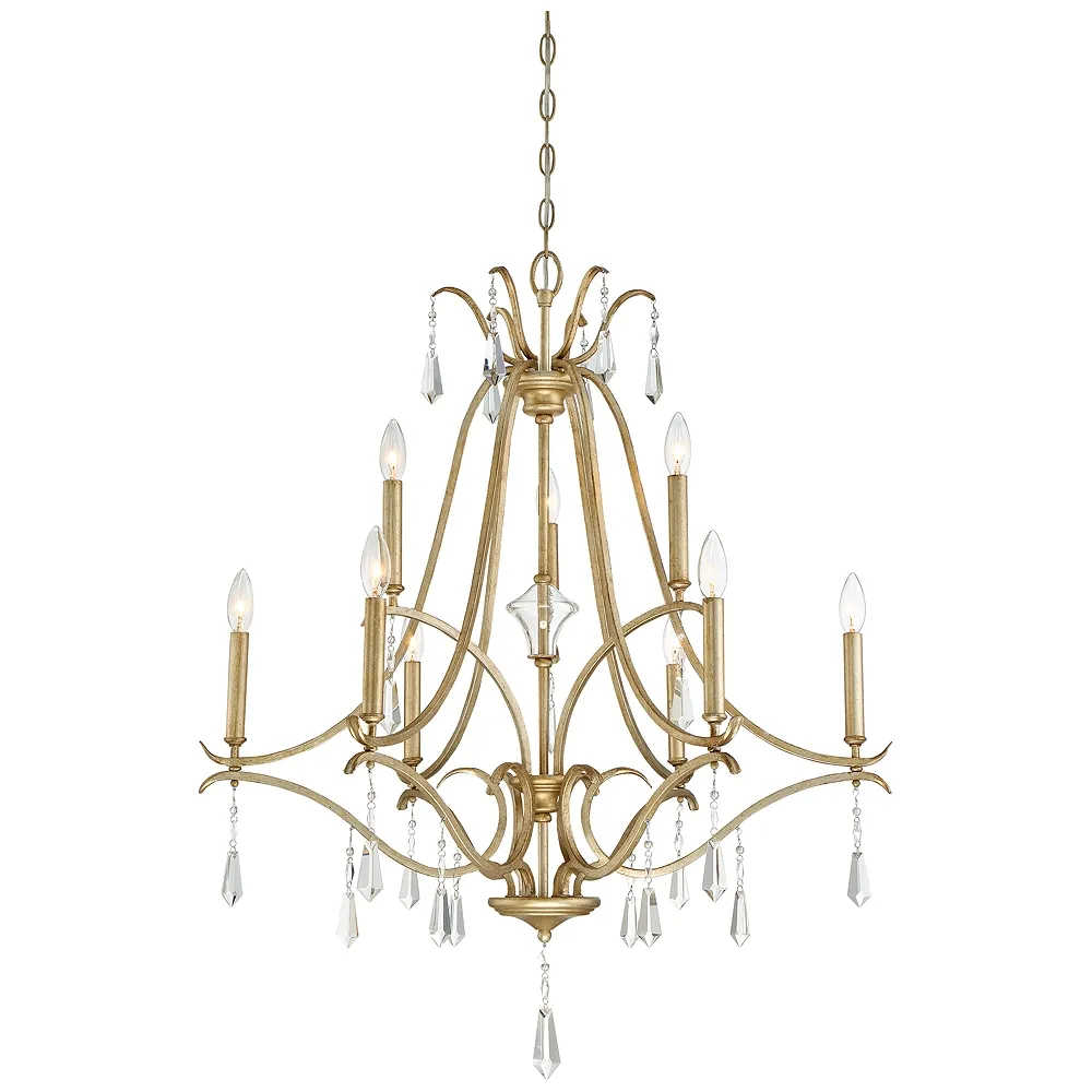 Estate 9-Light Chandelier, Brio Gold