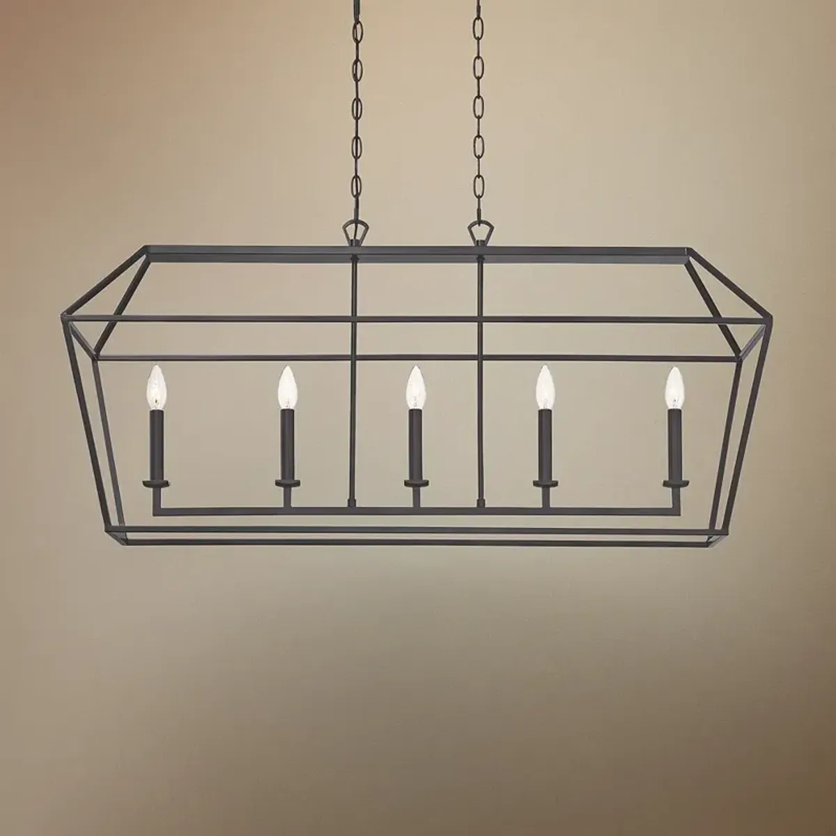 Aviary 42"W Palladian Bronze Kitchen Island Light Pendant