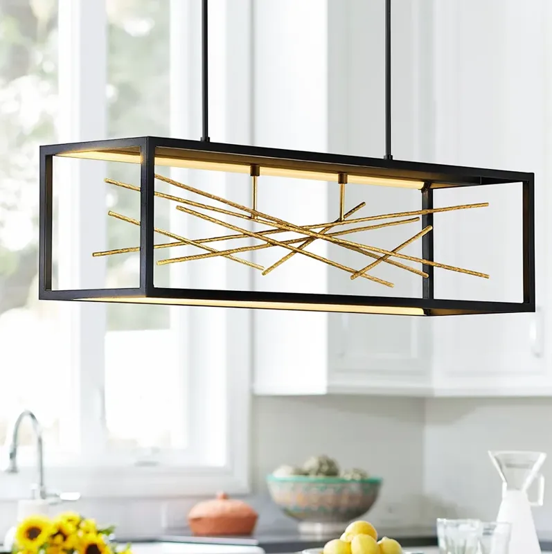 Chandelier Styx-Large Led Linear-Black-Led