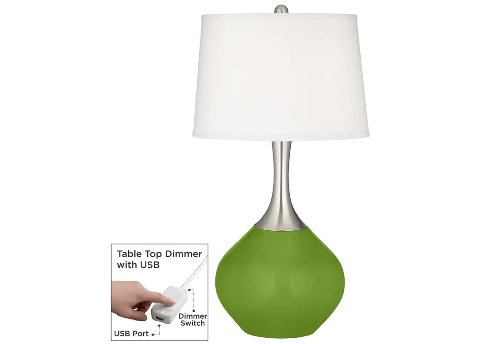 Gecko Spencer Table Lamp with Dimmer