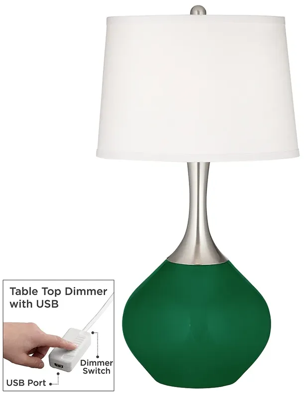 Greens Spencer Table Lamp with Dimmer