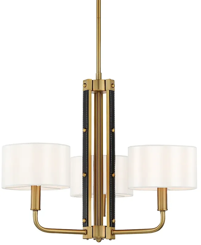 Minka-Lavery Robin Baron Chelsea 3-Light Soft Brass Chandelier