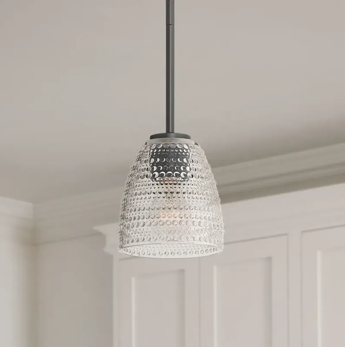 Possini Euro Sabrina 5 3/4" Wide Black Mini Pendant Light