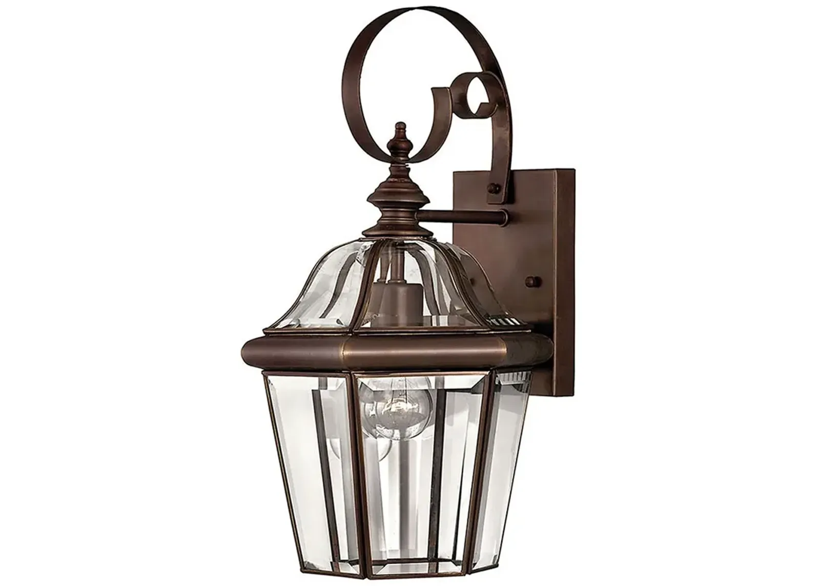 Augusta 15 1/2" High Copper Bronze Outdoor Wall Light