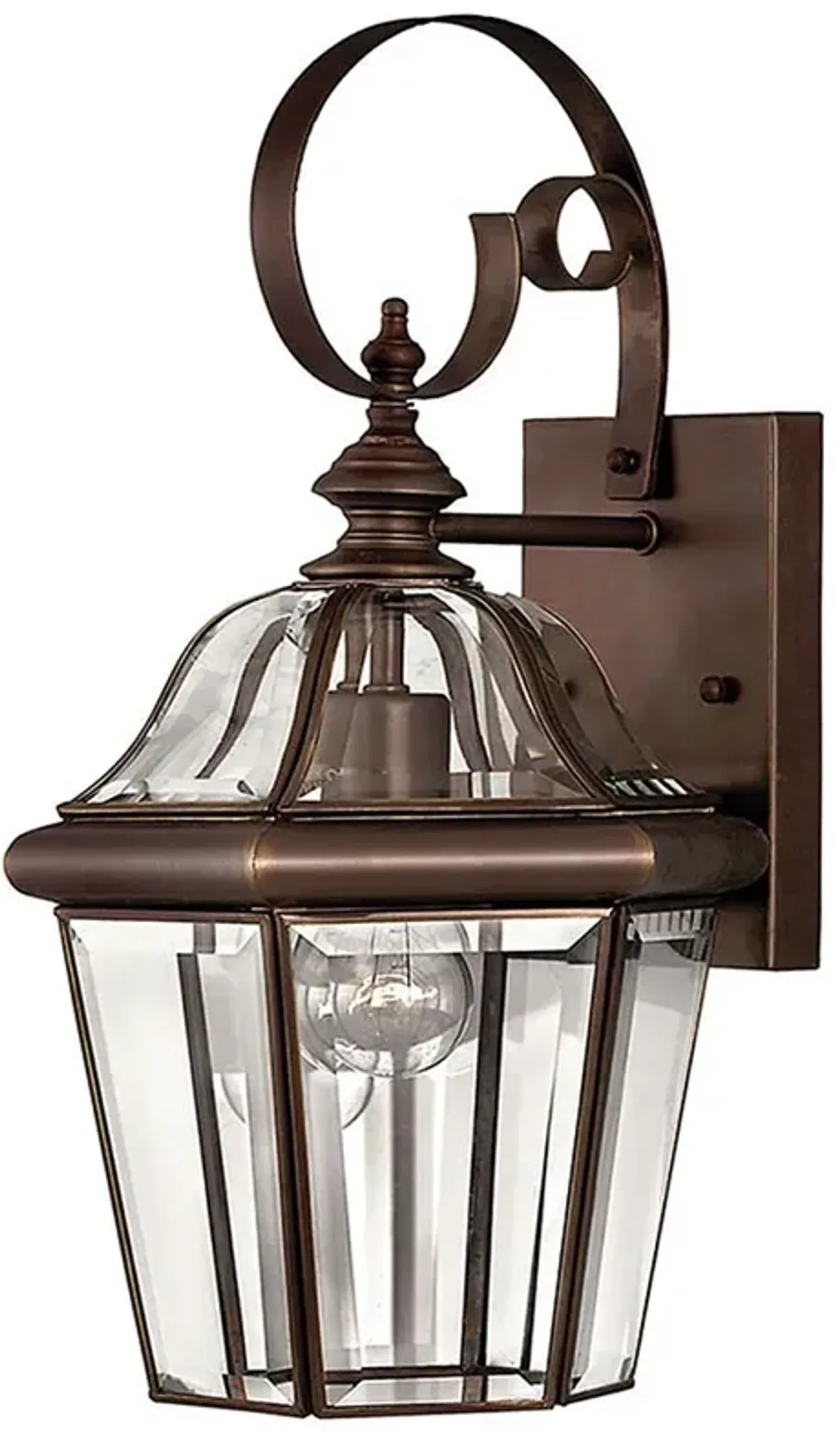 Augusta 15 1/2" High Copper Bronze Outdoor Wall Light