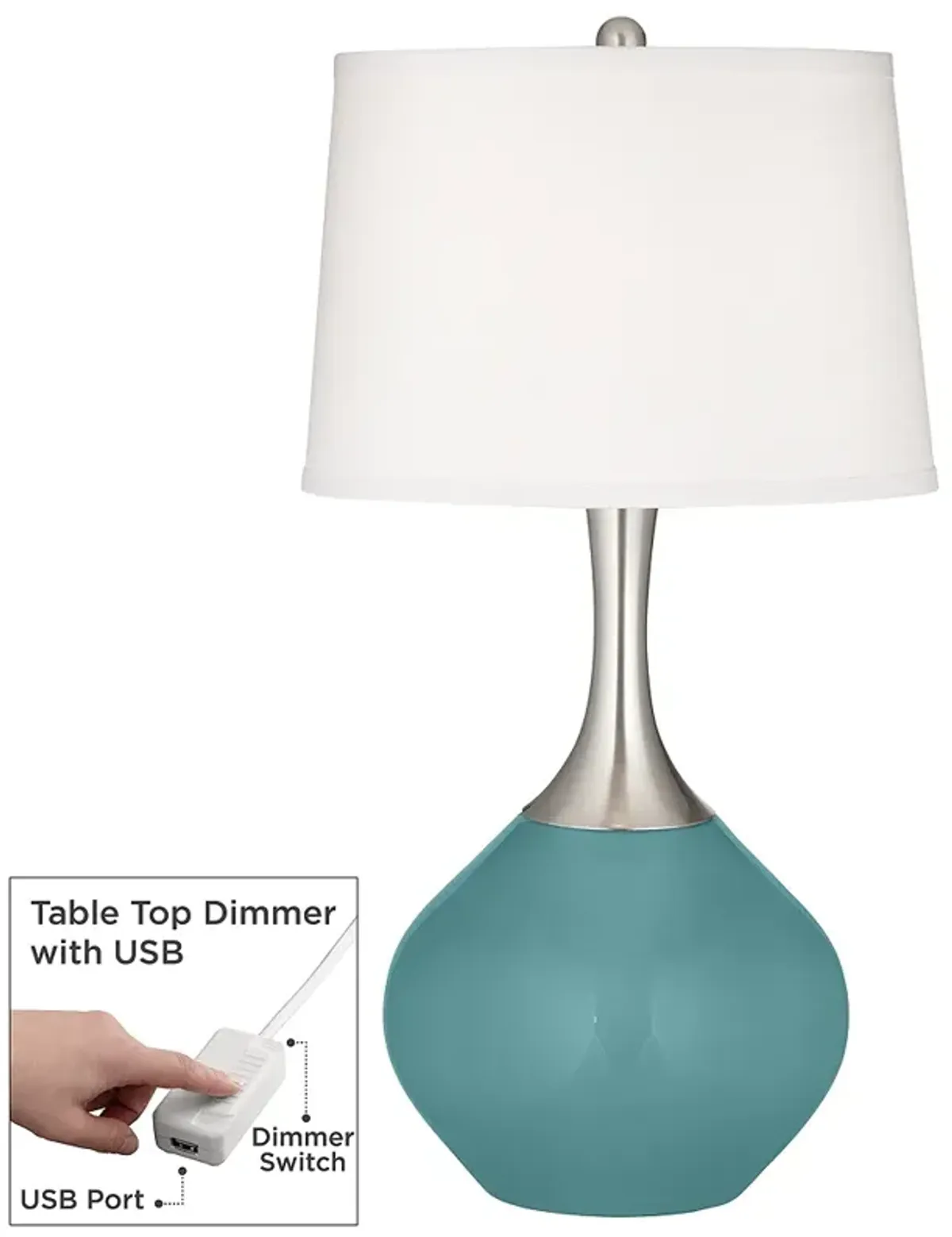 Reflecting Pool Spencer Table Lamp with Dimmer