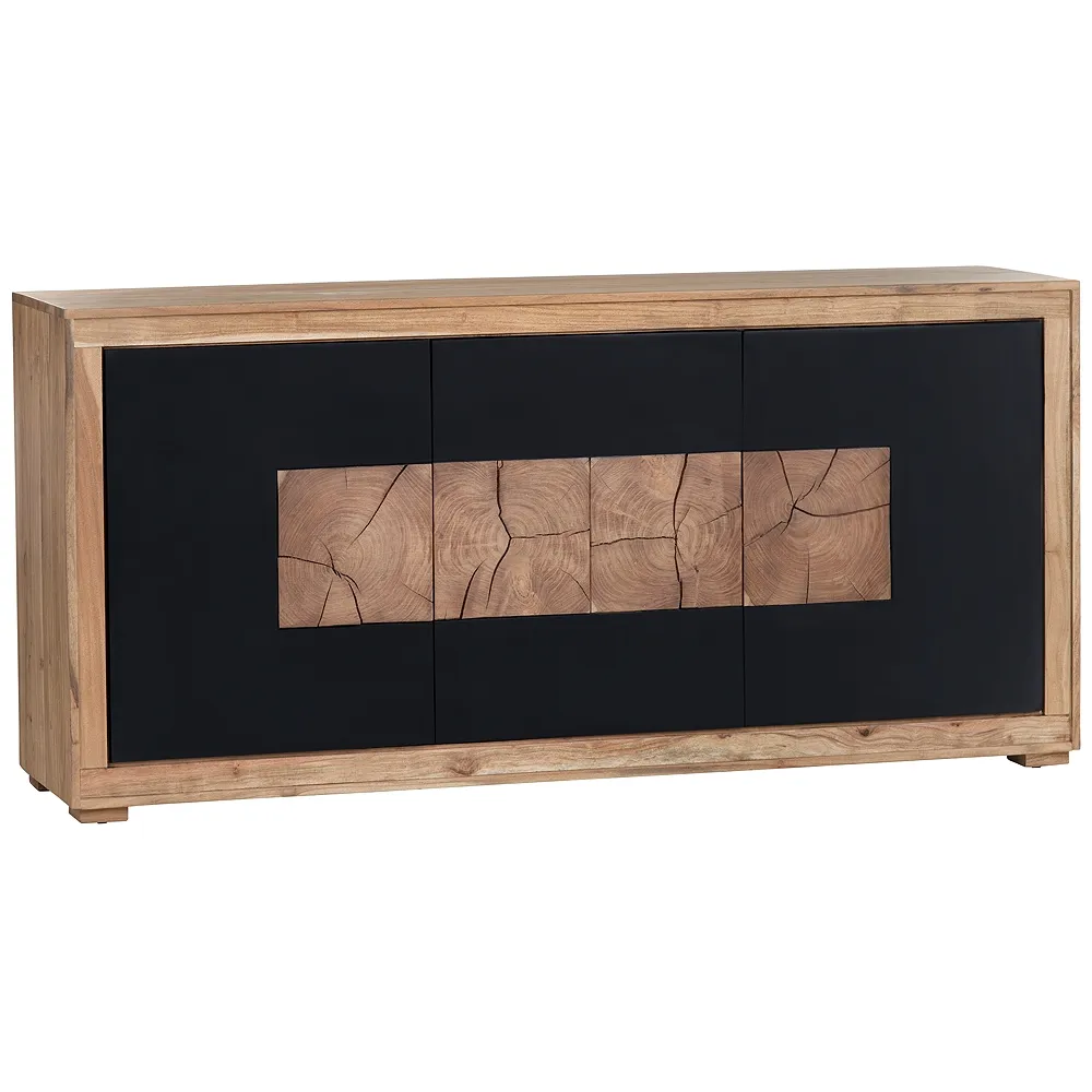 Crestview Collection Heartwood Four Door Console