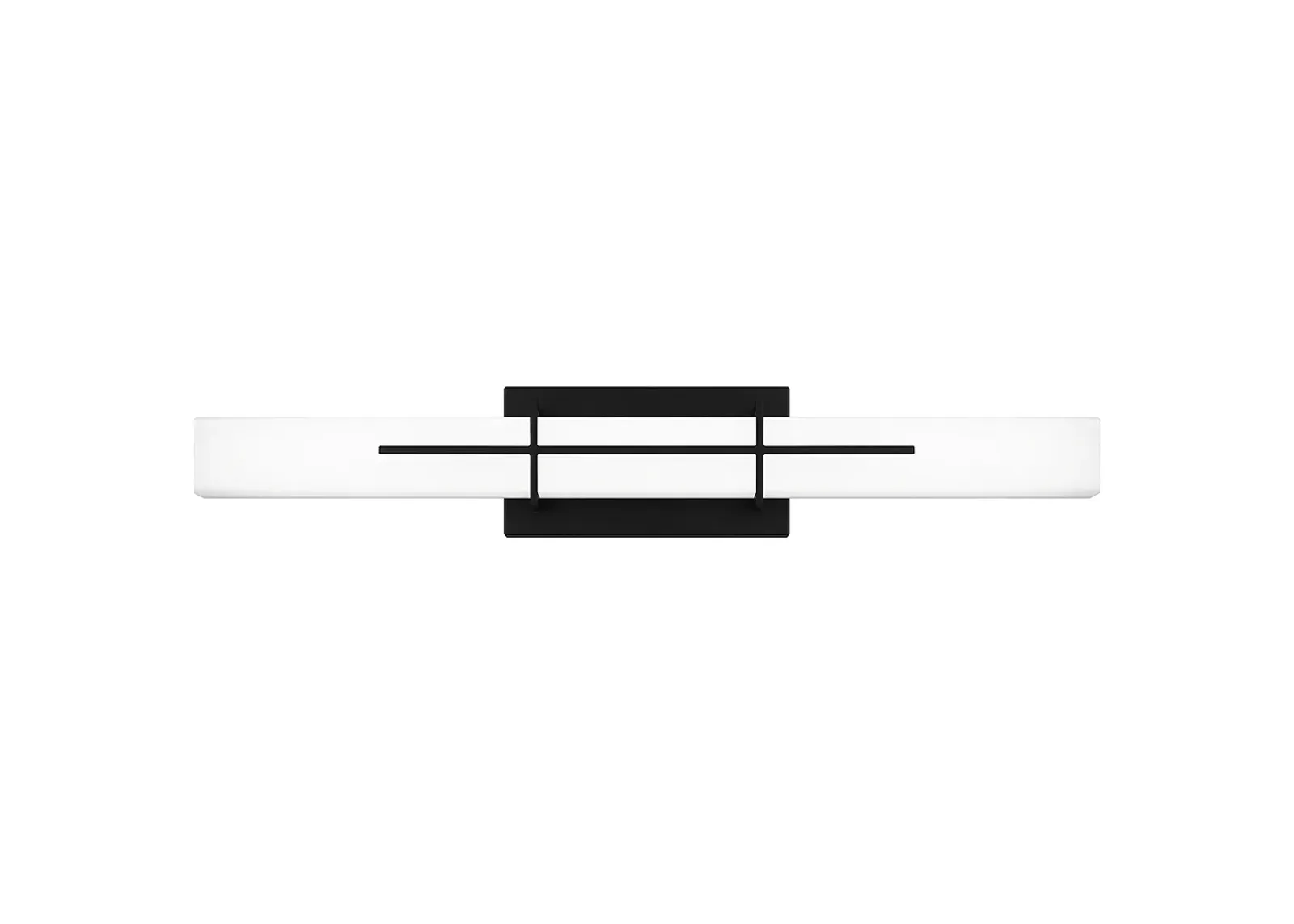 Giselle Integrated LED Matte Black Bath Bar