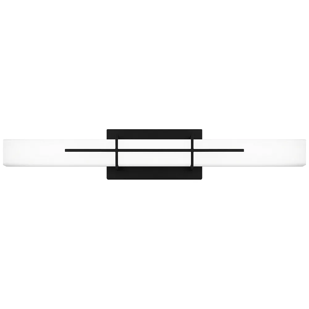 Giselle Integrated LED Matte Black Bath Bar