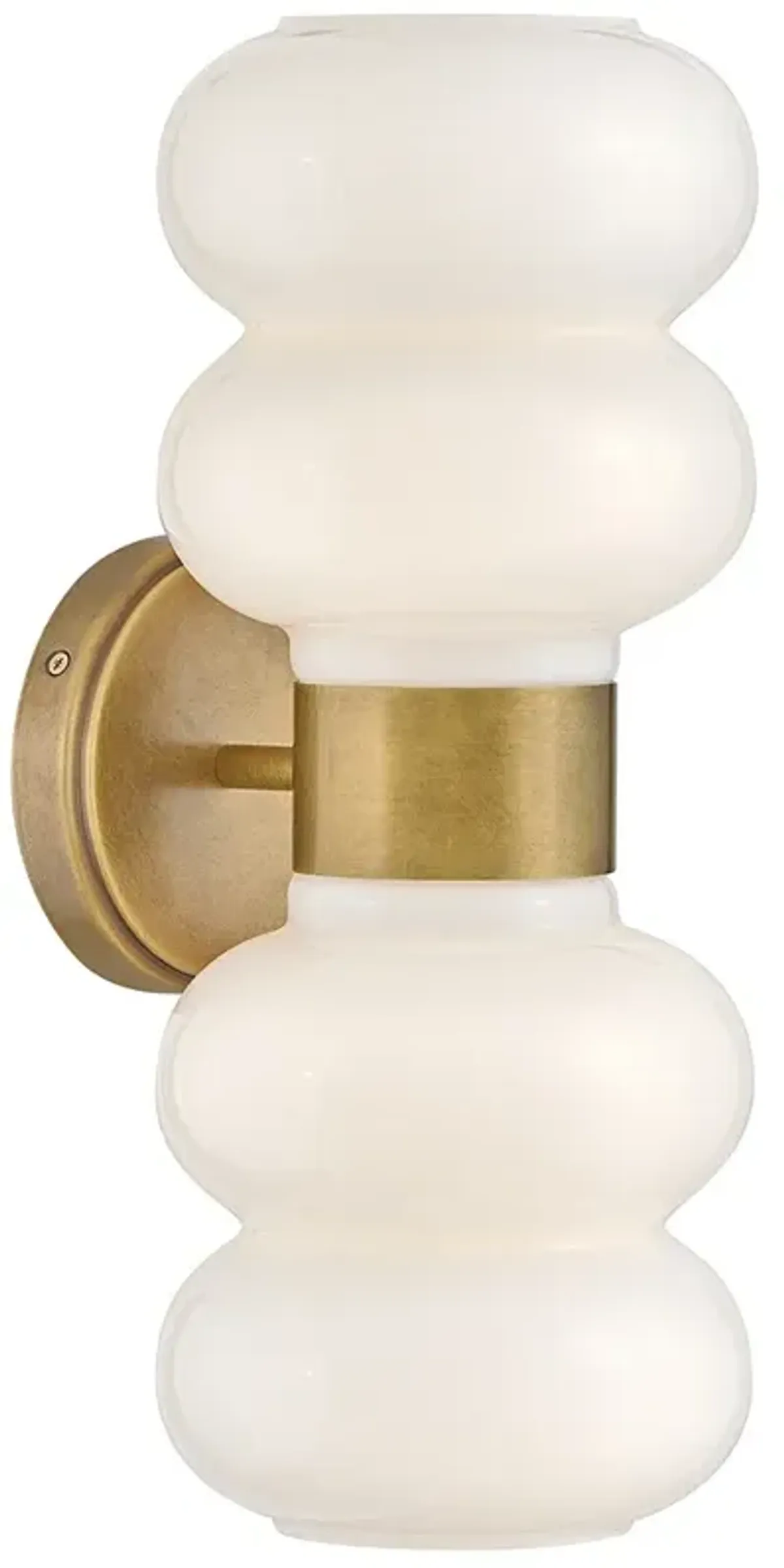 Lark Nadia Interior Medium Two Light Sconce 6.5" Lacquered Brass