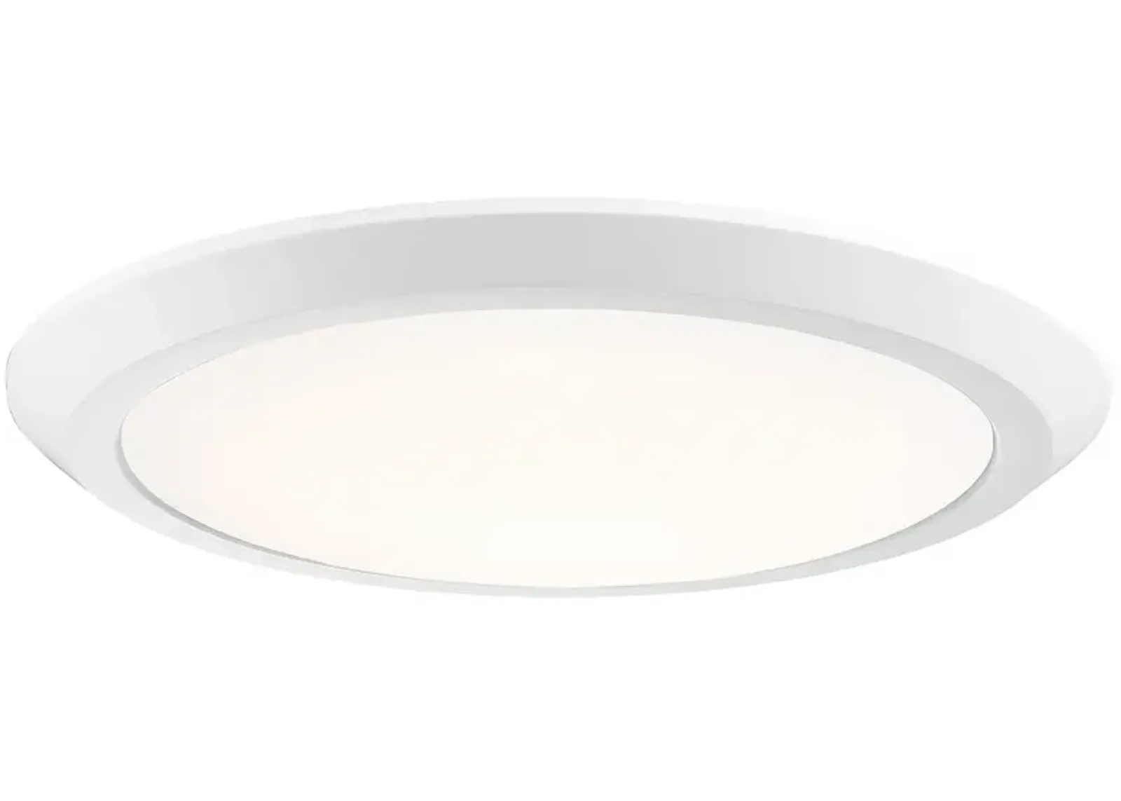 Verge White Lustre LED Flush Mount