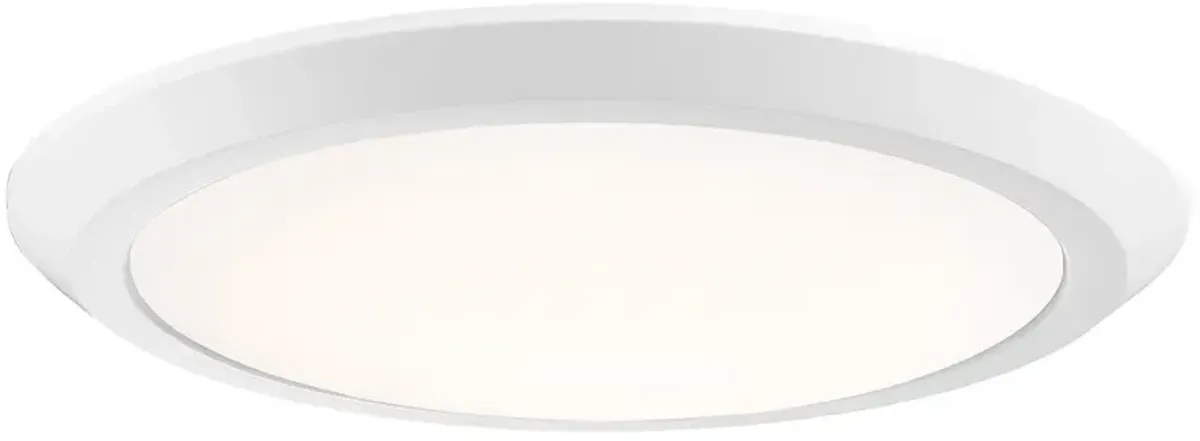 Verge White Lustre LED Flush Mount