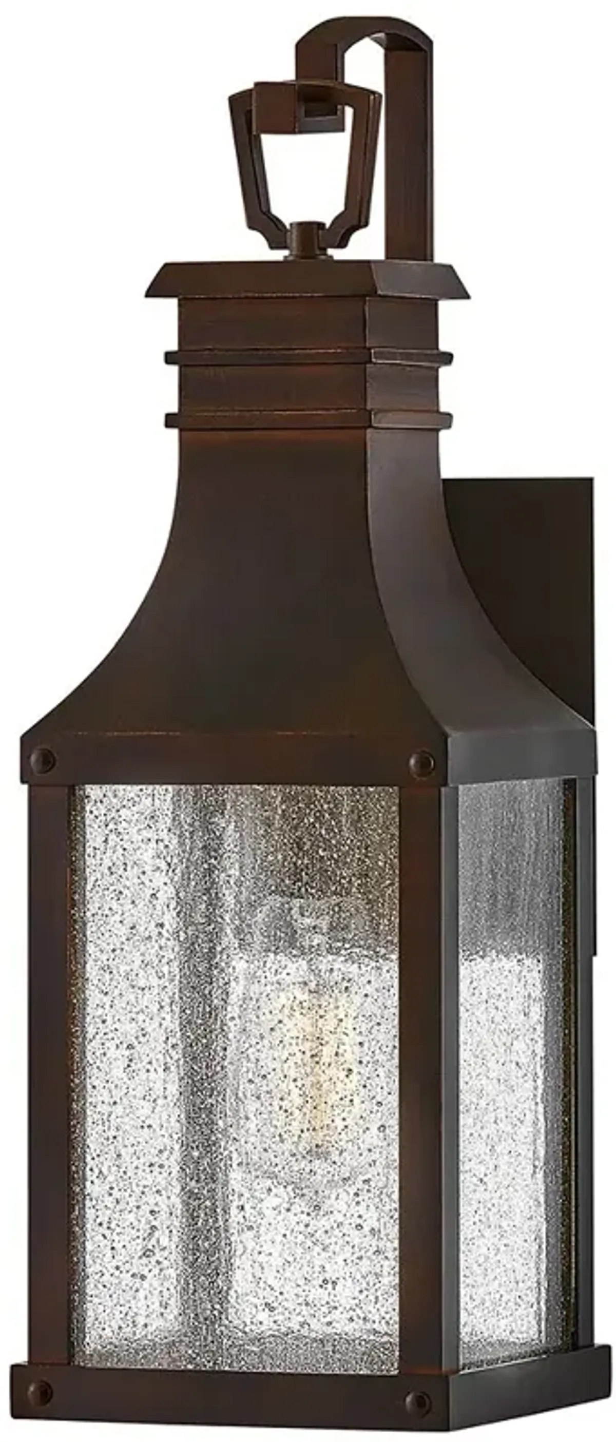 Hinkley Beacon Hill 18" Classic Blackened Copper Outdoor Wall Light