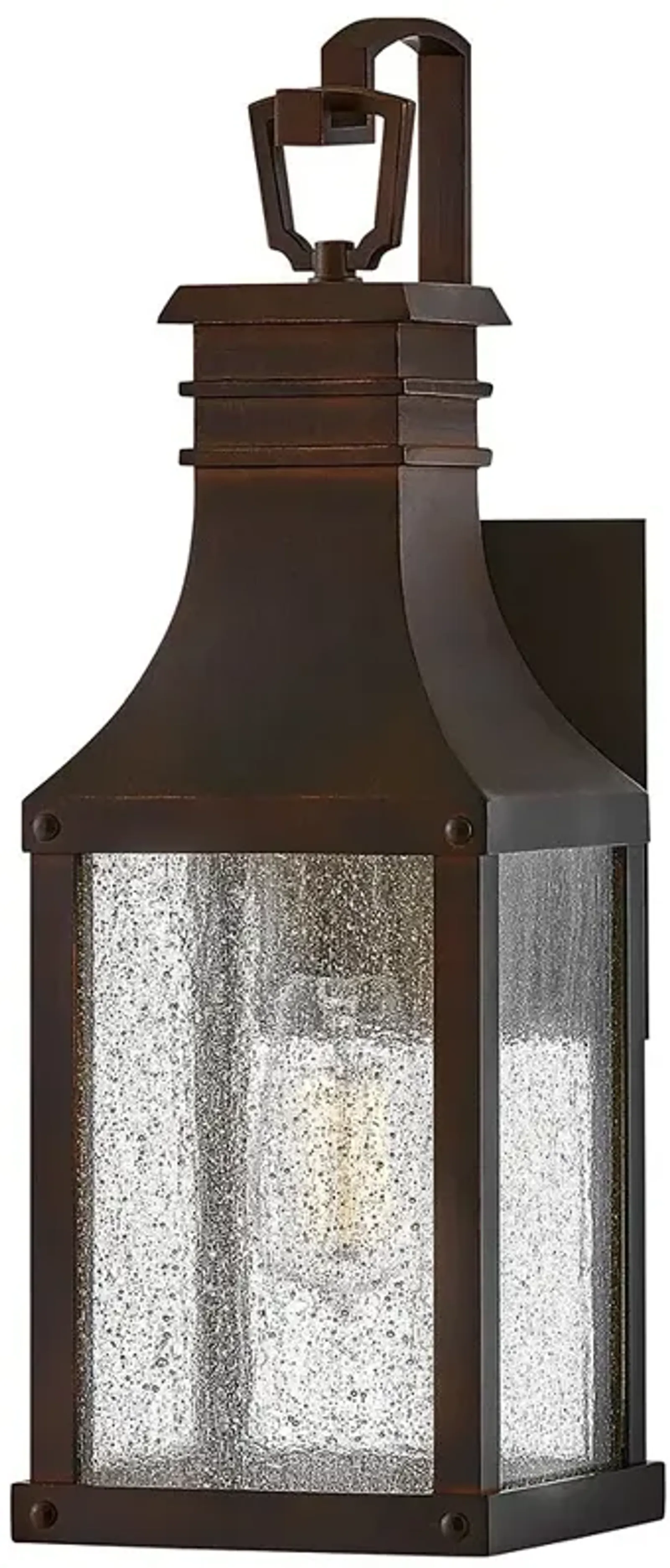 Hinkley Beacon Hill 18" Classic Blackened Copper Outdoor Wall Light