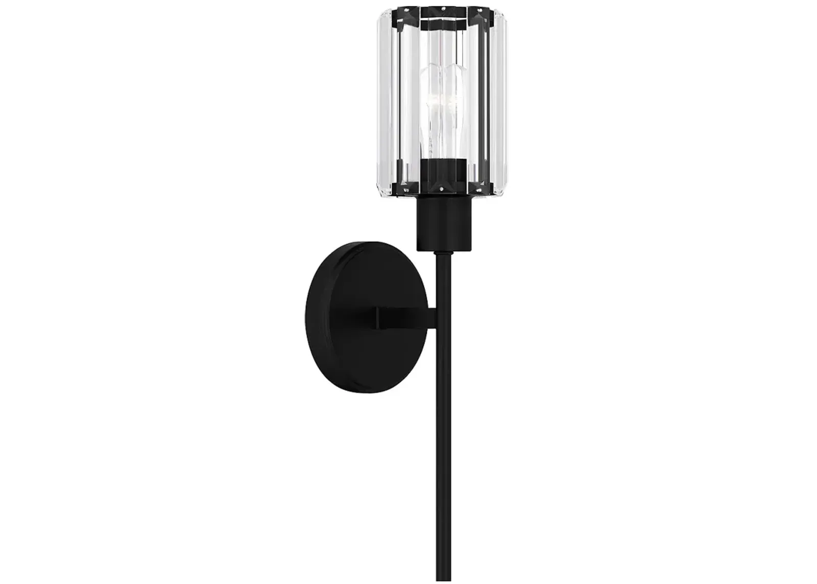 Isla 1-Light Matte Black Wall Sconce