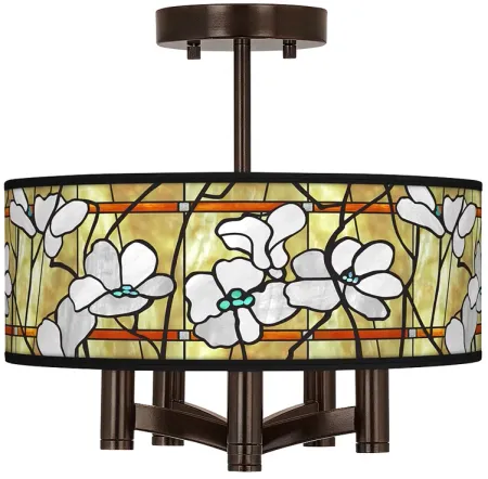 Magnolia Mosaic Ava 5-Light Bronze Ceiling Light