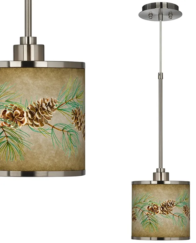 Cone Branch Giclee Glow Mini Pendant Light