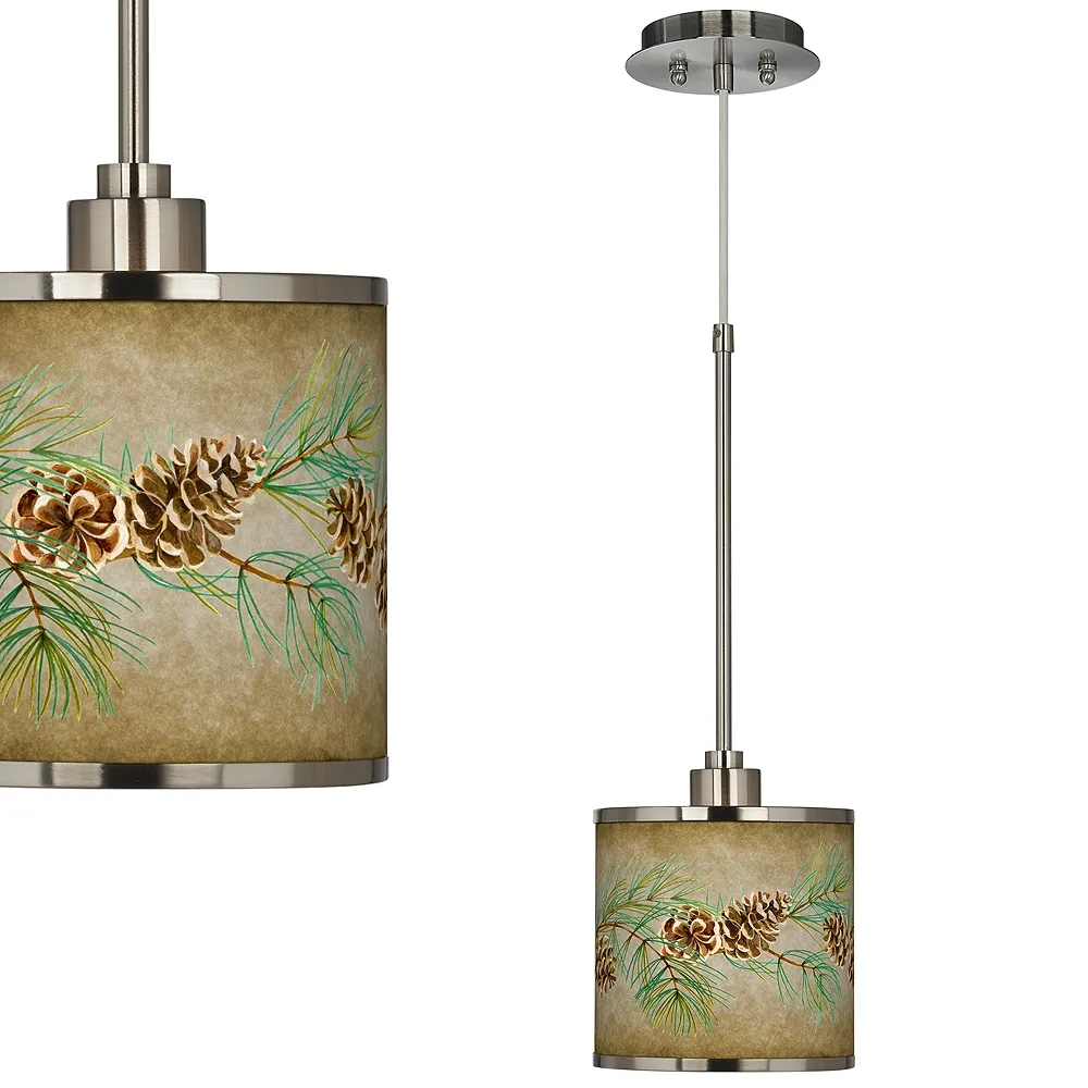 Cone Branch Giclee Glow Mini Pendant Light