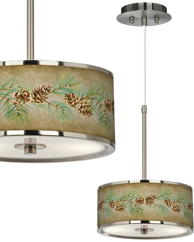 Cone Branch Giclee Glow 10 1/4" Wide Pendant Light