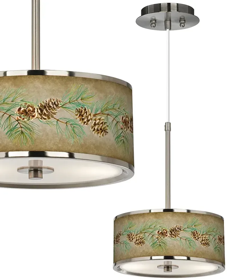 Cone Branch Giclee Glow 10 1/4" Wide Pendant Light