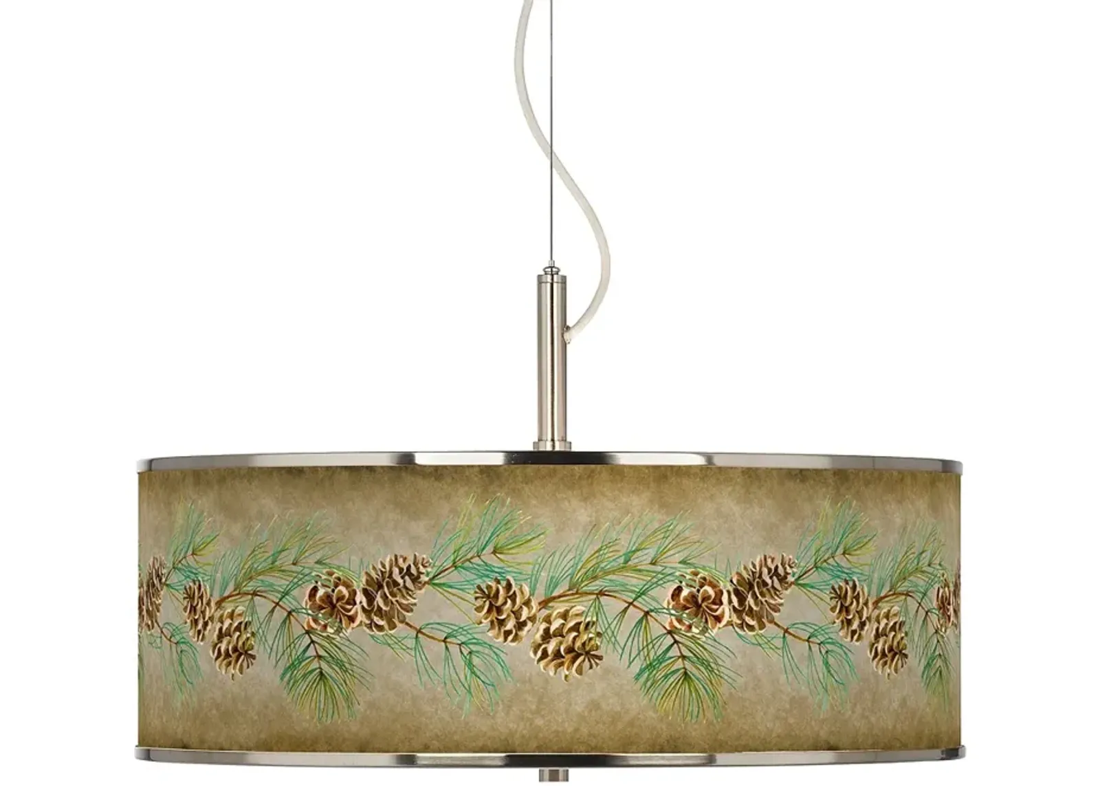 Cone Branch Giclee Glow 20" Wide Pendant Light