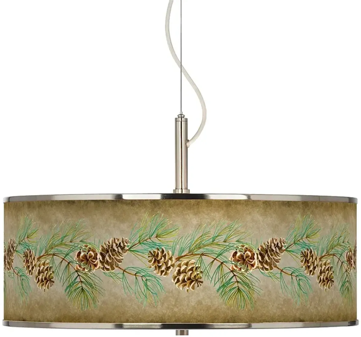 Cone Branch Giclee Glow 20" Wide Pendant Light